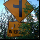 Hidden intersection sign